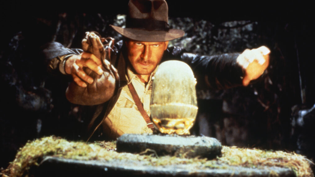 Harrison Ford stars in Raiders of the Lost Ark