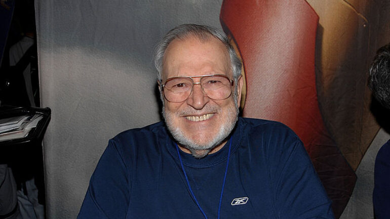 NEW YORK - OCTOBER 08: Comic Book Legend John Romita Sr.attends the 2010 New York Comic Con at the Jacob Javitz Center on October 8, 2010 in New York City