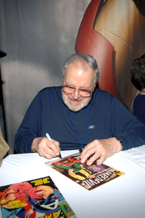 NEW YORK - OCTOBER 08: Comic Book Legend John Romita Sr.attends the 2010 New York Comic Con at the Jacob Javitz Center on October 8, 2010 in New York City