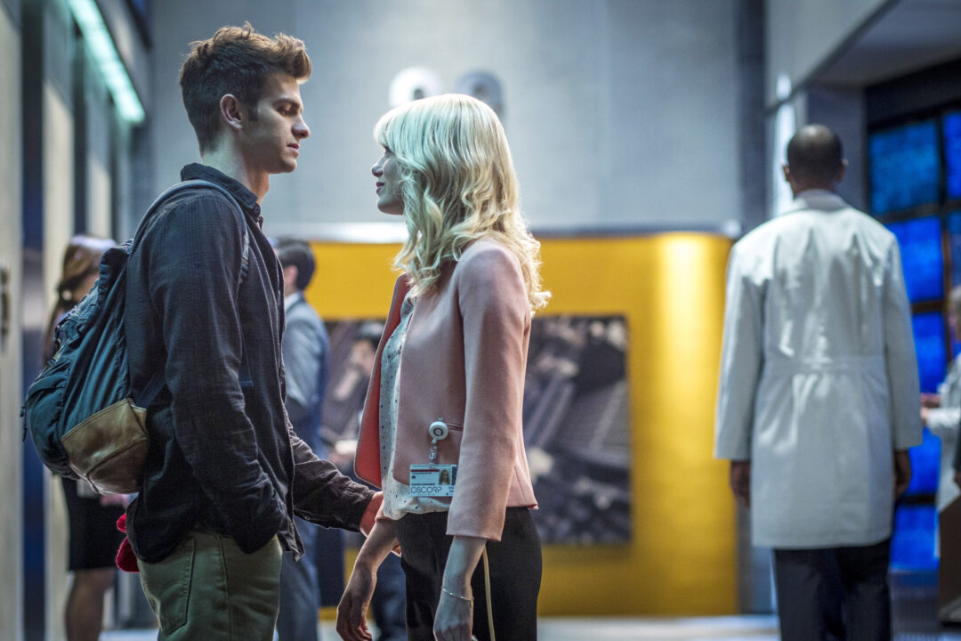 THE AMAZING SPIDER-MAN 2, from left: Andrew Garfield, Emma Stone, 2014. 