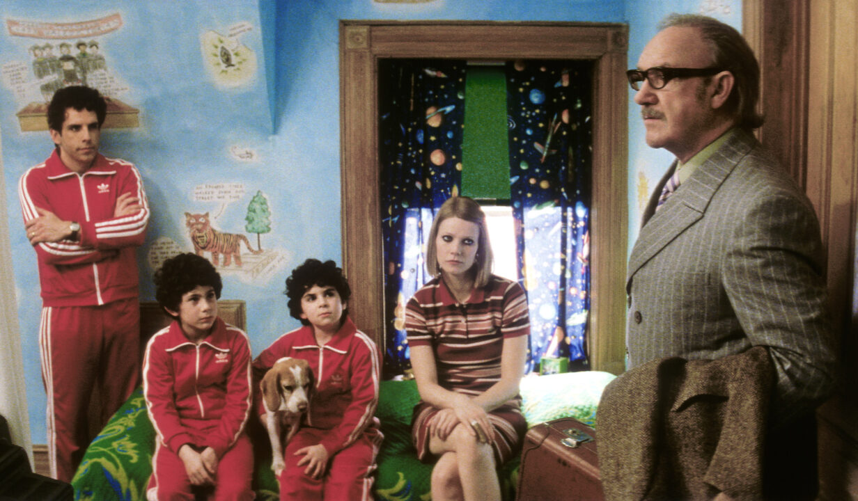 THE ROYAL TENENBAUMS, Ben Stiller, Jonah Meyerson, Grant Rosenmeyer, Gwyneth Paltrow, Gene Hackman, 2001. 