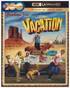 Box art for National Lampoon's Vacation 4K Ultra HD Blu-ray release from Warner Bros. Home Entertainment