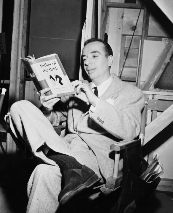 FATHER OF THE BRIDE, director Vincente Minnelli on set, 1950