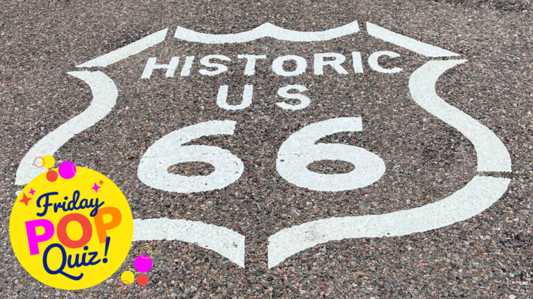 pop quiz route 66 sign