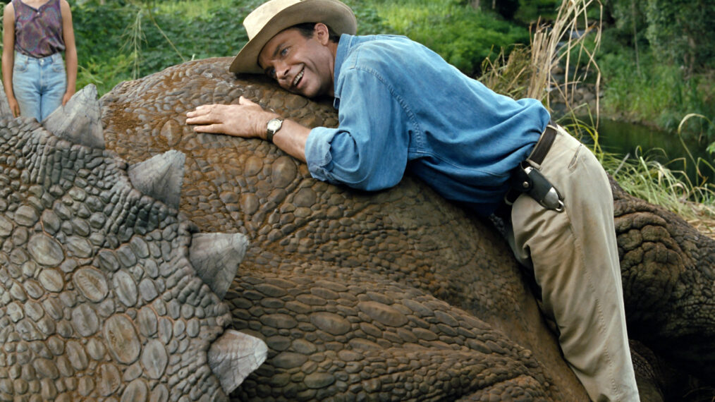 JURASSIC PARK, Sam Neill, 1993.