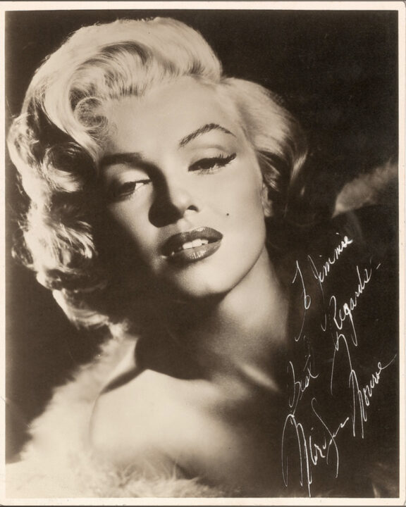 head shot of Marilyn by Powolny