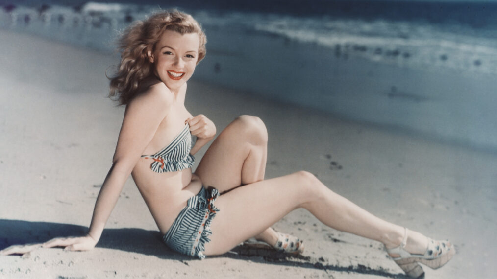 American actress, singer, model and sex symbol Marilyn Monroe.