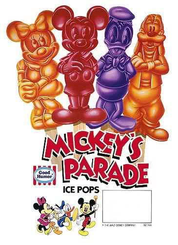 mickeys parade ice pops