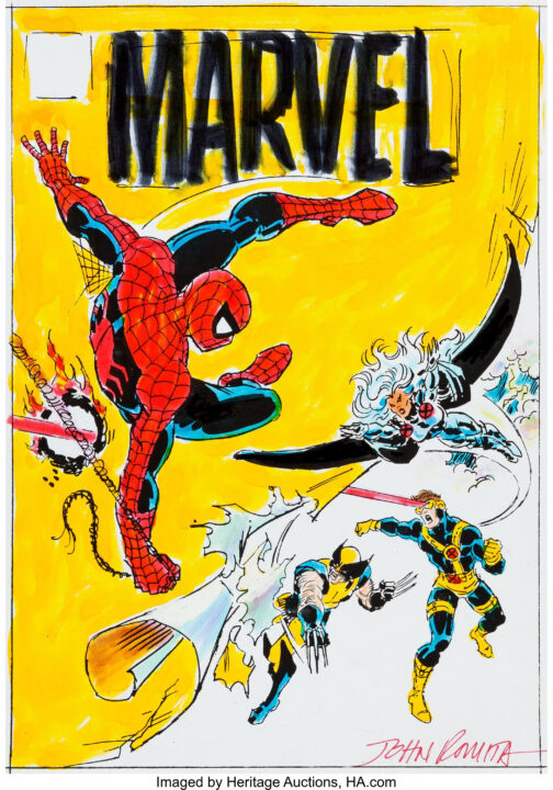 john romita sr marvel spiderman comic