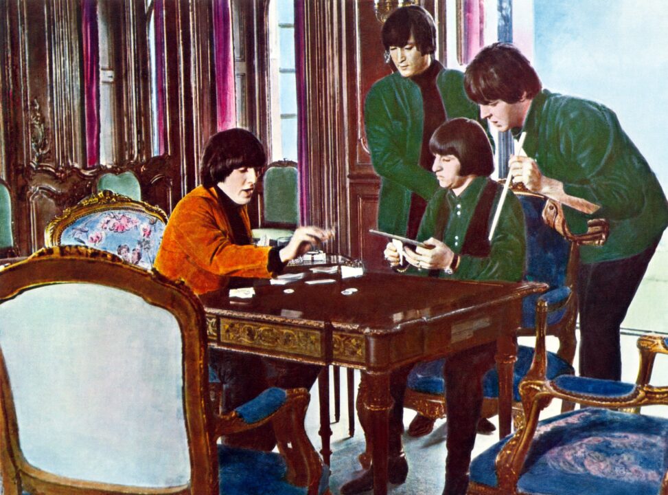HELP!, from left: George Harrison, John Lennon, Ringo Starr, Paul McCartney, 1965