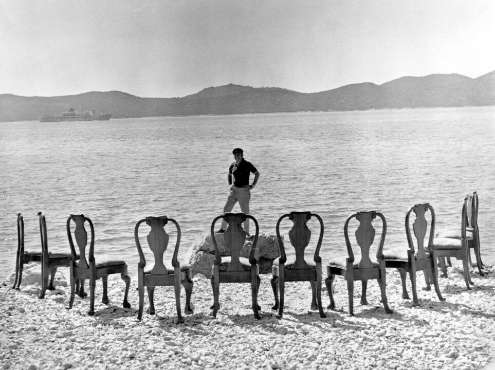 THE TWELVE CHAIRS, Director Mel Brooks on set, 1970.