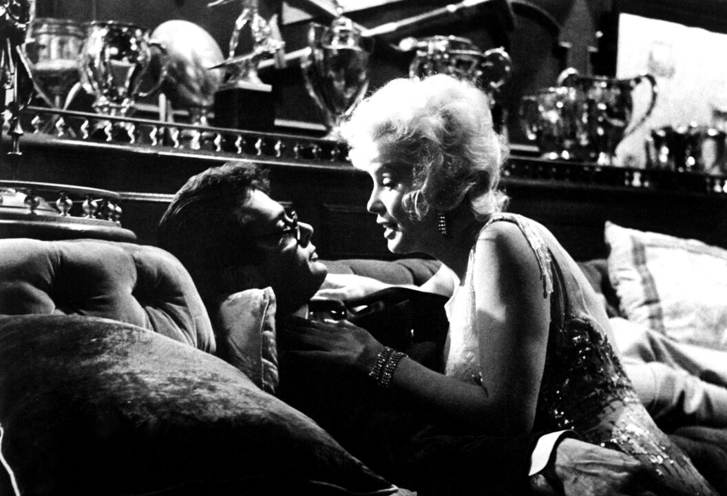 SOME LIKE IT HOT, Tony Curtis, Marilyn Monroe, 1959