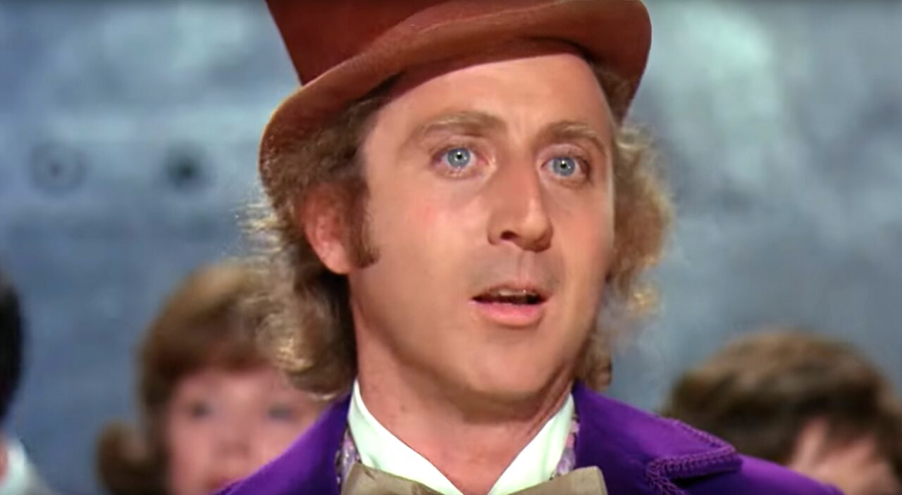 REMEMBERING GENE WILDER, scene from YOUNG FRAMKENSTEIN, scene from WILLY WONKA &amp; THE CHOCOLATE FACTORY, Gene Wilder, 1971, 2023