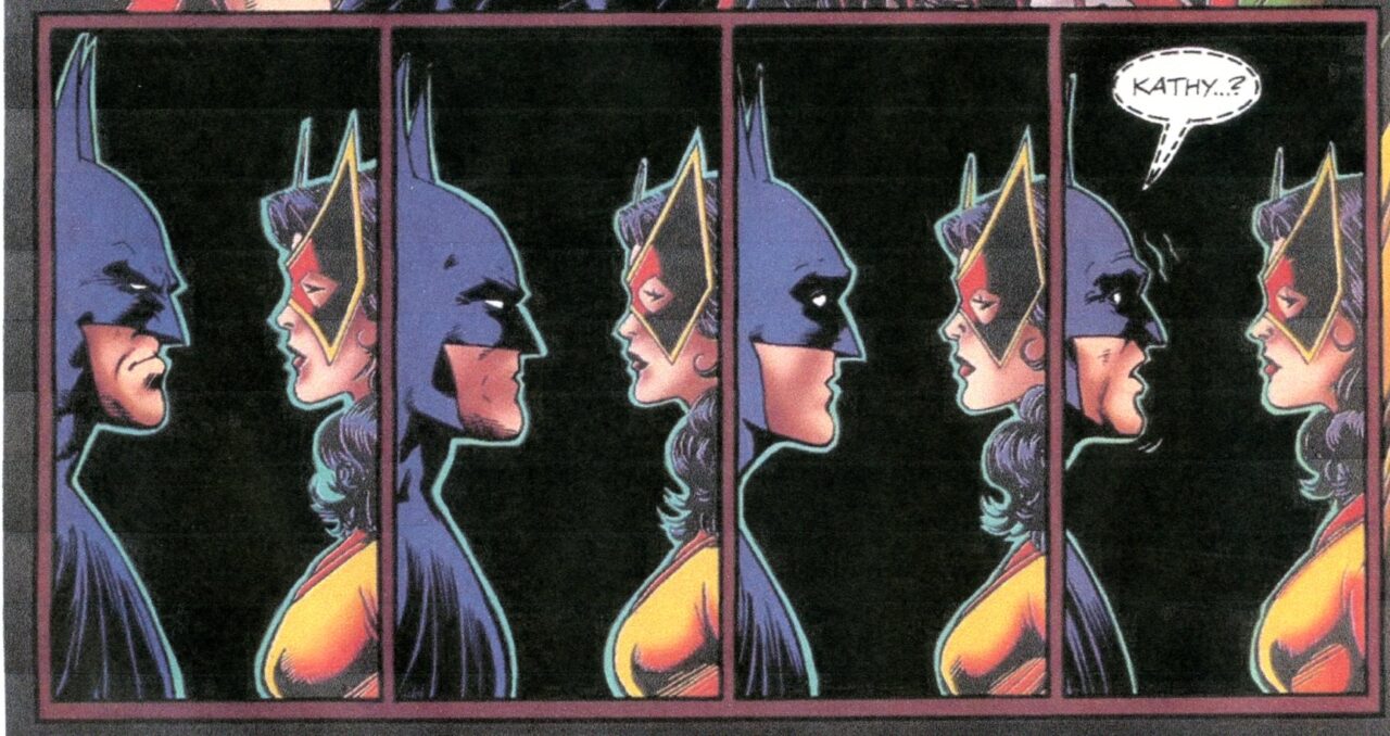 Batman encounters a ghostly Batwoman. The Kingdom, Planet Krypton#1 (1999)