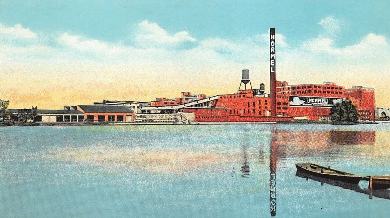 Hormel Plant postcard 1920