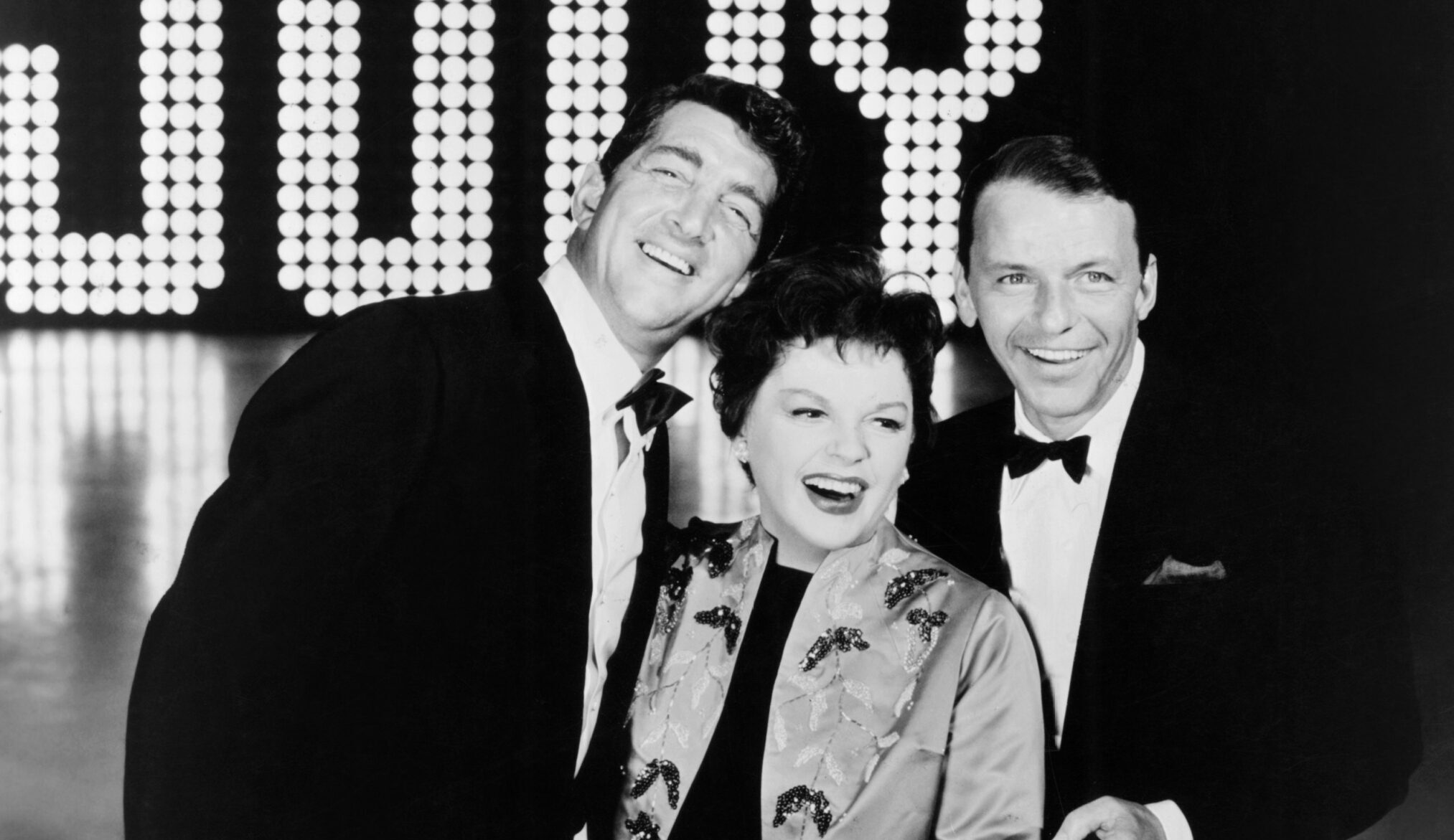 THE JUDY GARLAND SHOW, from left, Dean Martin, Judy Garland, Frank Sinatra, aired February 25, 1962