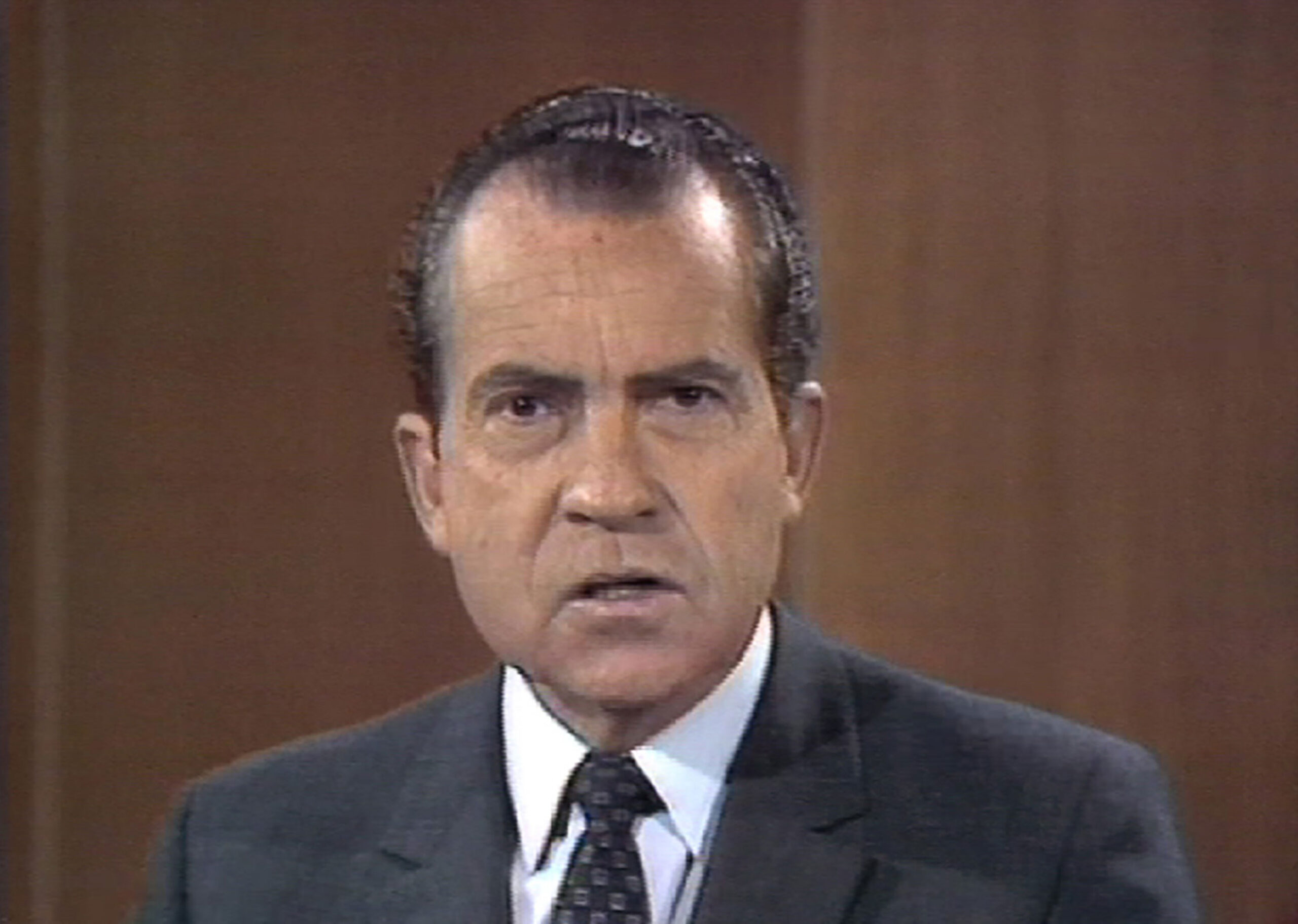 Nixon on Laugh In saying the iconic Sock it to Me