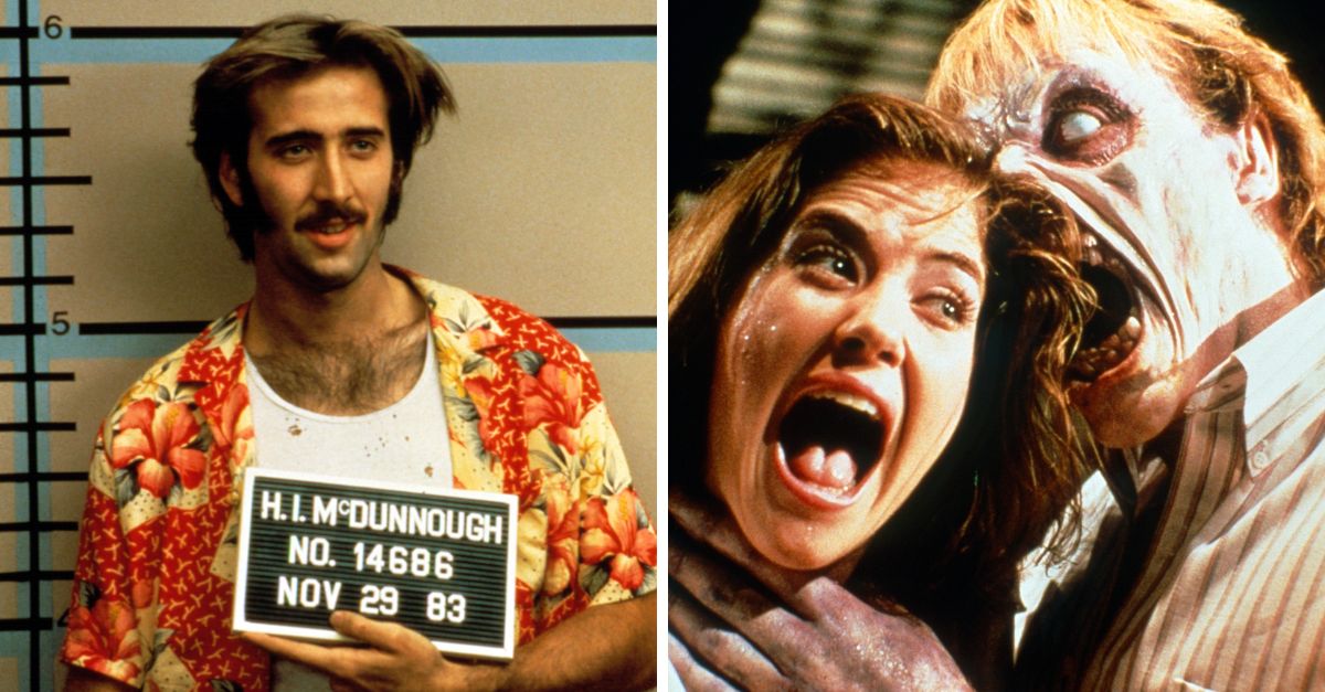 Raising Arizona Nicholas Cage Evil Dead II