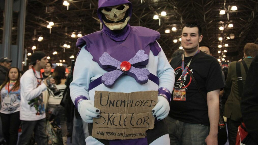 Unemployed Skeletor Cosplay