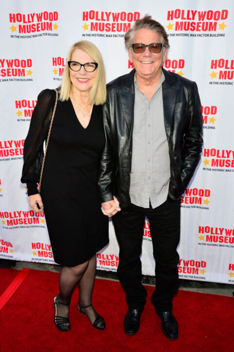 HOLLYWOOD, CALIFORNIA - JUNE 08: Sharon MaHarry and Anson Williams attend The Hollywood Museum's 10th Annual "Real To Reel: Portrayals And Perceptions Of LGBTQ+s In Hollywood" Exhibit at The Hollywood Museum on June 08, 2023 in Hollywood, California