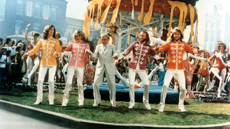 SGT. PEPPER'S LONELY HEARTS CLUB BAND, Barry Gibb, Maurice Gibb, George Burns, Peter Frampton, Robin Gibb, 1978