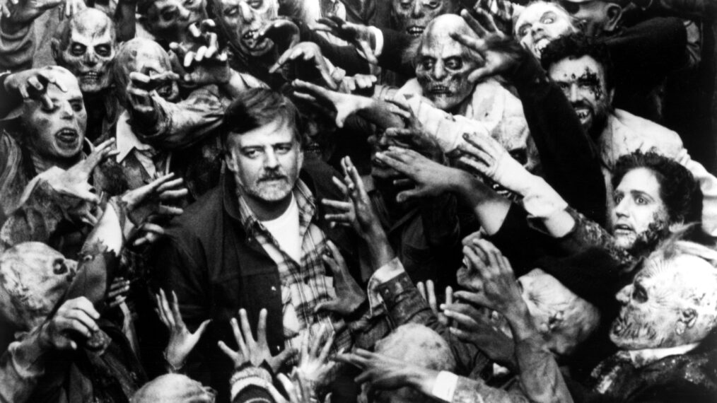DAY OF THE DEAD, Director George A. Romero, on set, 1985.