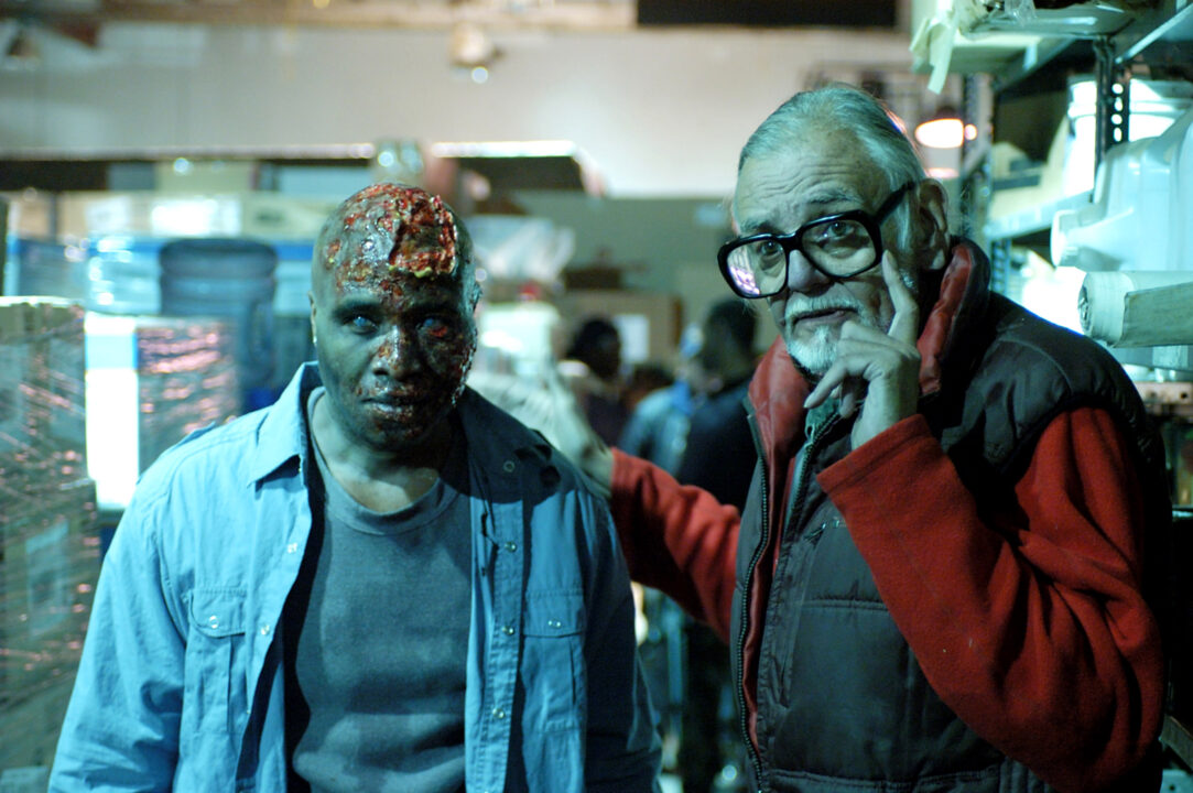 DIARY OF THE DEAD, (aka GEORGE A. ROMERO'S DIARY OF THE DEAD), director George A. Romero (right), on set, 2007.