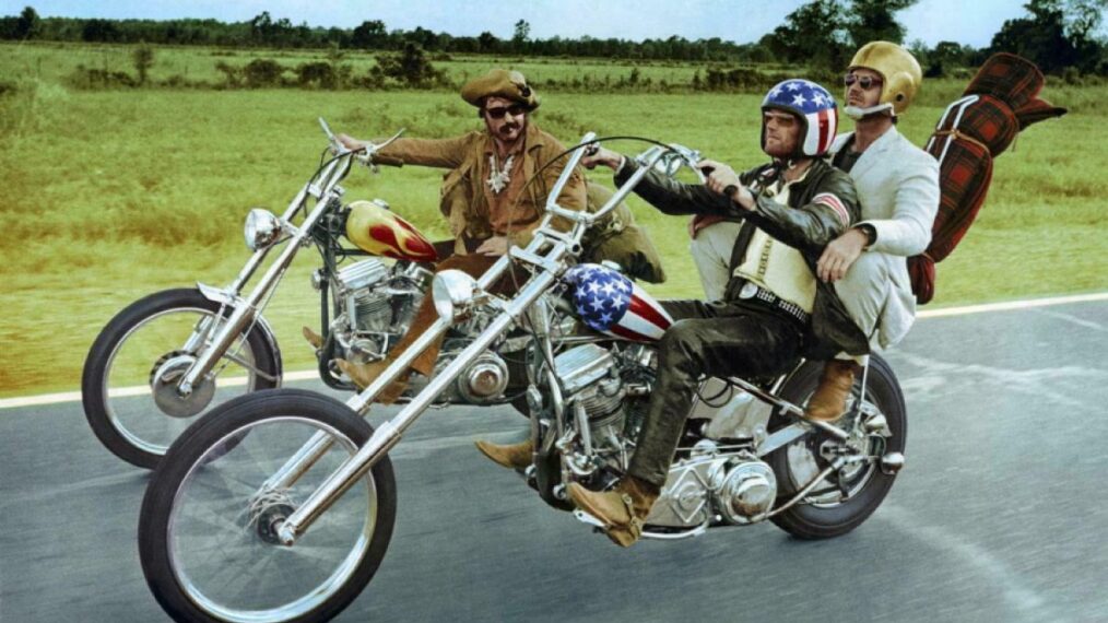 Peter Fonda, Jack Nicolson and Dennis Hopper Easy Rider