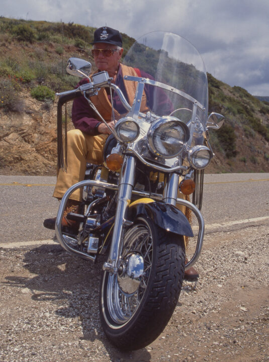 Larry Hagman 1998- Malibu,California