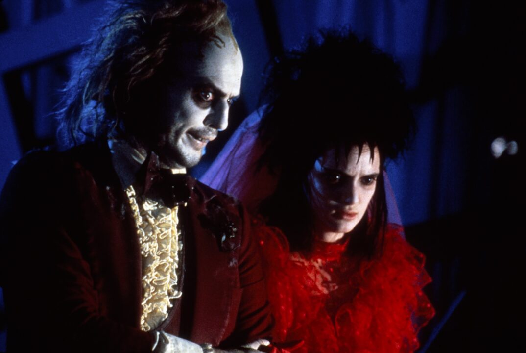 BEETLEJUICE, from left: Michael Keaton, Winona Ryder, 1988
