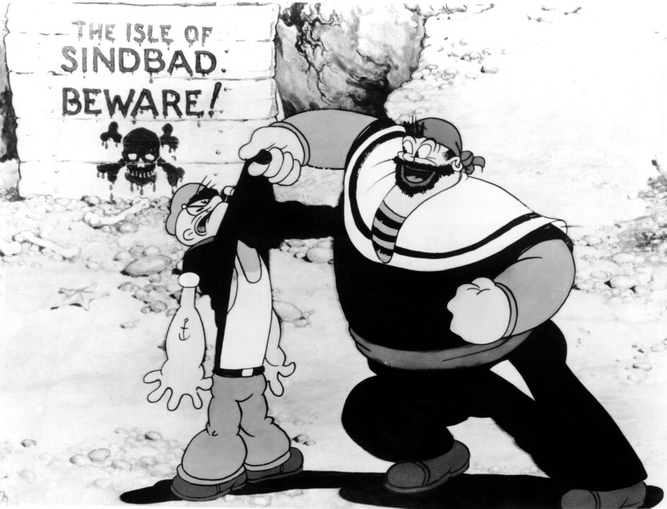 POPEYE THE SAILOR MEETS SINBAD THE SAILOR, Popeye, Bluto, 1936