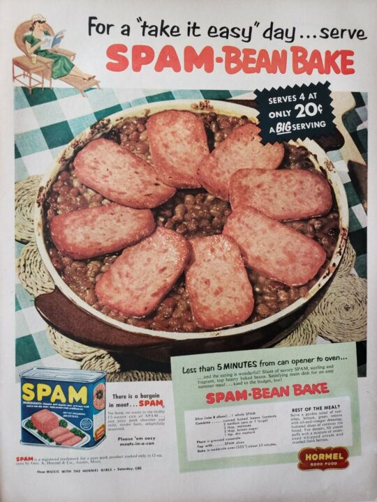 Vintage Spam Ad