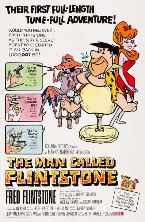 THE MAN CALLED FLINTSTONE, US poster art, Fred Flintstone, 1966