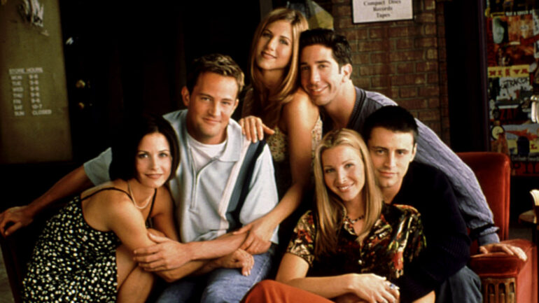 FRIENDS, Courteney Cox, Matthew Perry, Jennifer Aniston, David Schwimmer, Lisa Kudrow, Matt LeBlanc, 2000-01 season, series running 1994-present