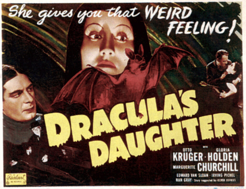 DRACULA'S DAUGHTER, from left: Irving Pichel, Gloria Holden, Otto Kruger, Gloria Holden, 1936