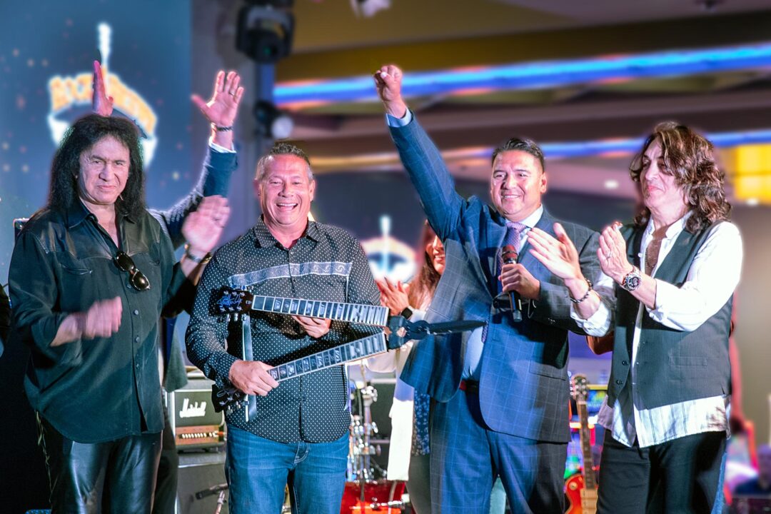 Gene Simmons, Paul Stanley of Kiss at Rock n Brews opening