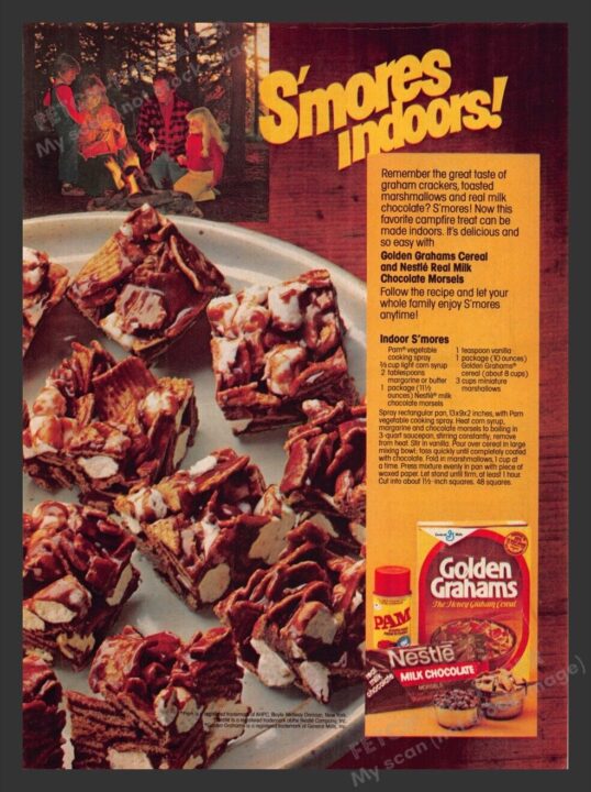 s'mores indoors ad