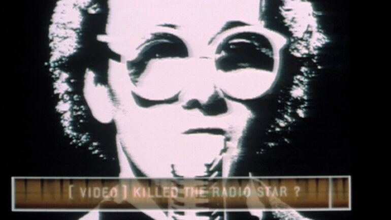 VIDEO KILLED THE RADIO STAR, Trevor Horn of The Buggles in a scene from first video to be shown on MTV (08-01-1981). VH1 Documentary aired 05/08/2000.