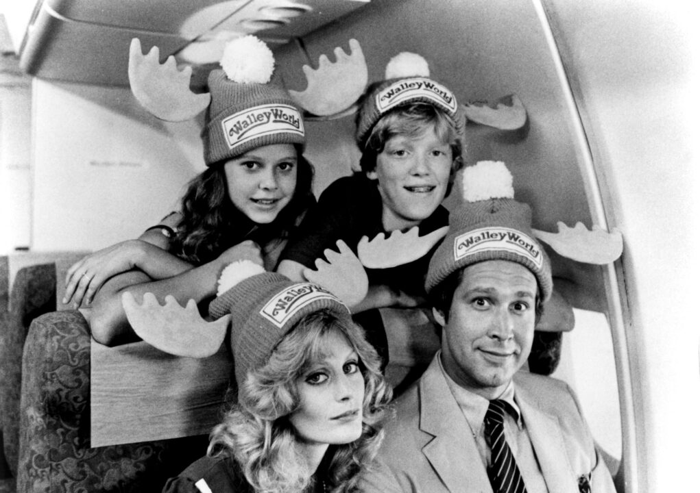 NATIONAL LAMPOON'S VACATION, (top l-r): Dana Barron, Anthony Michael Hall, (bottom l-r): Beverly D'Angelo, Chevy Chase, 1983