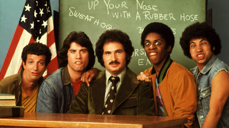 WELCOME BACK, KOTTER, Ron Palillo, John Travolta, Gabe Kaplan, Lawrence Hilton-Jacobs, Robert Hegyes, 1975-1979