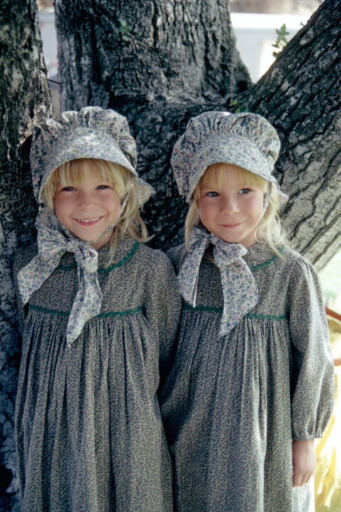 LITTLE HOUSE ON THE PRAIRIE -- Season 8 -- Pictured: (l-r) Brenda Turnbaugh, Wendi Turnbaugh as Grace Ingalls