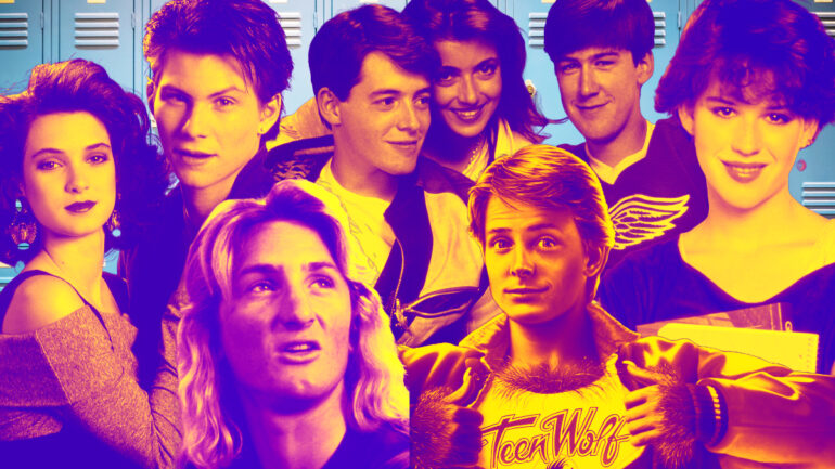 1980s High School Movie collage