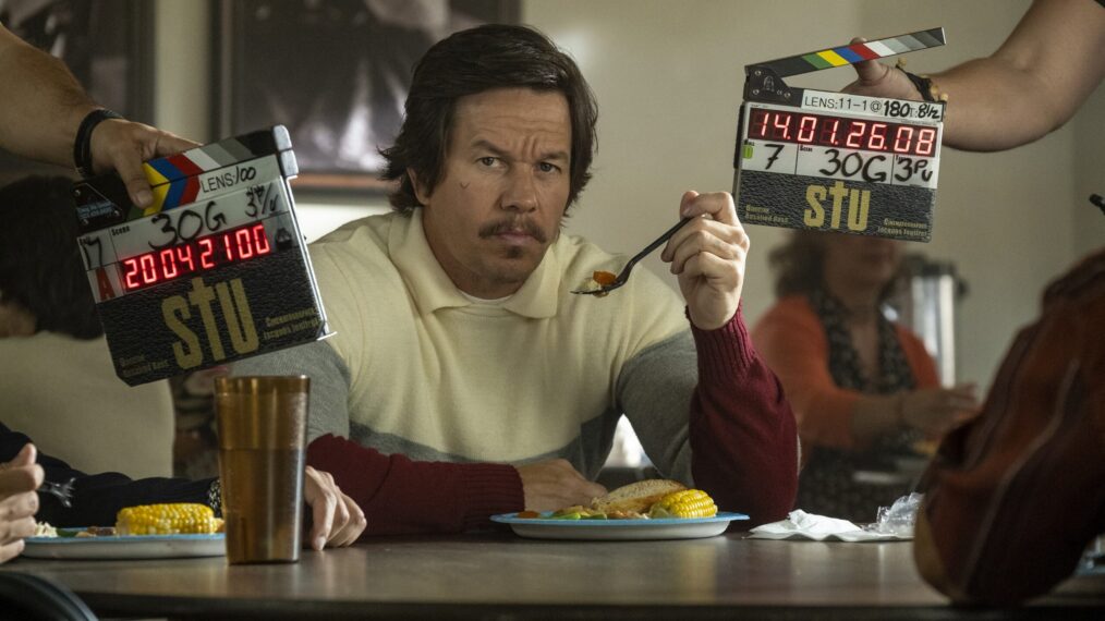 FATHER STU, (aka STU), Mark Wahlberg (on set), 2022