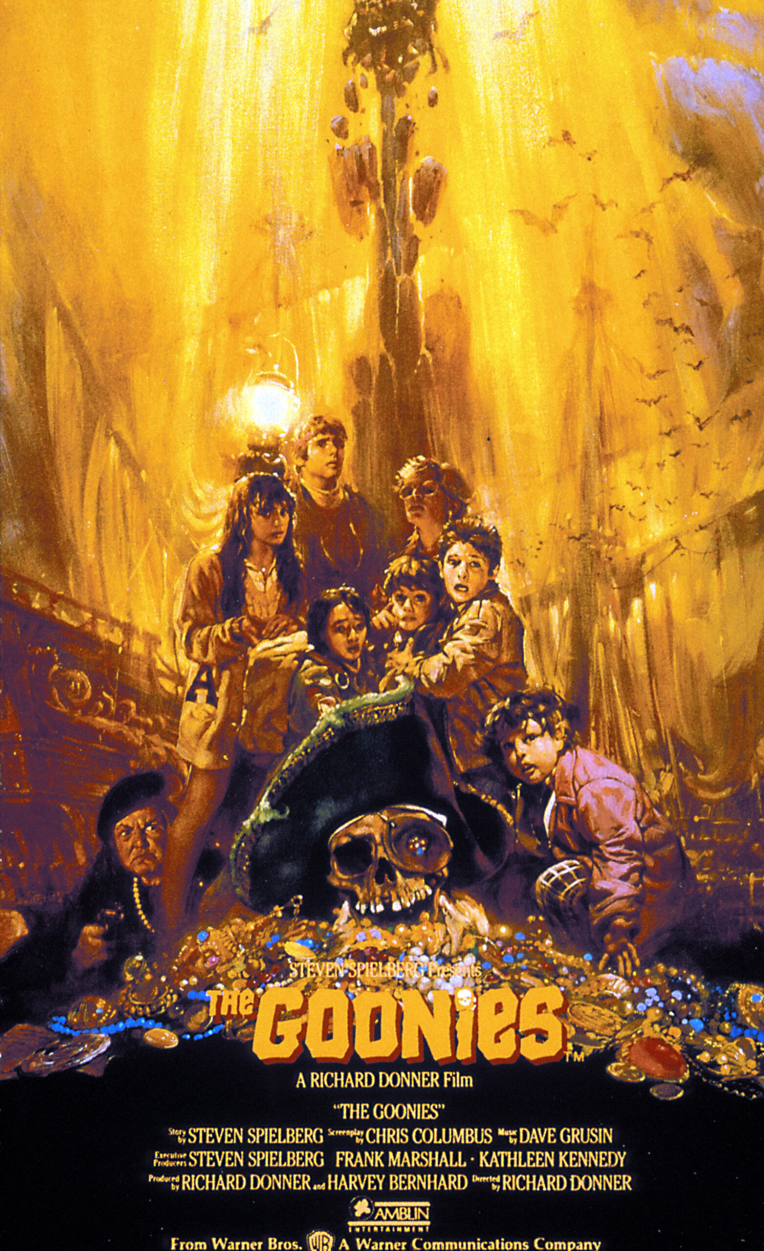 poster art for the 1985 movie "The Goonies."