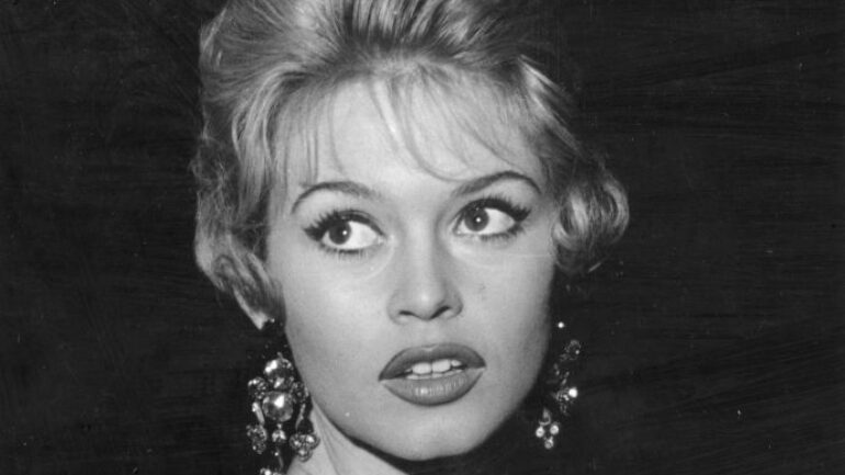 January 1958: French film star and sex-symbol Brigitte Bardot enjoys the London night life