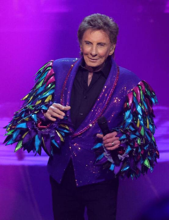 LAS VEGAS, NEVADA - SEPTEMBER 21: Barry Manilow performs during the first of his three "Record-Breaking Charity Weekend Celebration" shows as part of his residency "Barry Manilow - The Hits Come Home!" at the International Theater at the Westgate Las Vegas Resort &amp; Casino on September 21, 2023 in Las Vegas, Nevada. Manilow is raising money for six charities over the weekend as he gets set to surpass Elvis Presley's mark of 636 performances at the venue on September 23