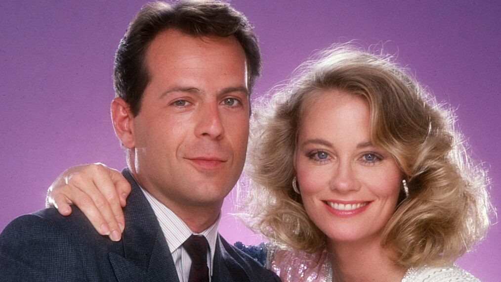 MOONLIGHTING, from left: Bruce Willis, Cybill Shepherd, (1985), 1985-89.