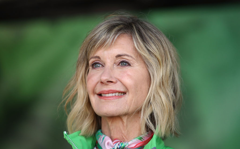 ÂMELBOURNE, AUSTRALIA - SEPTEMBER 16: Olivia Newton-John during the annual Wellness Walk and Research Runon September 16, 2018 in Melbourne, Australia. The annual event, now in it's sixth year, raises vital funds to support cancer research and wellness programs at the Olivia Newton-John Cancer Wellness and Research Centre in Victoria
