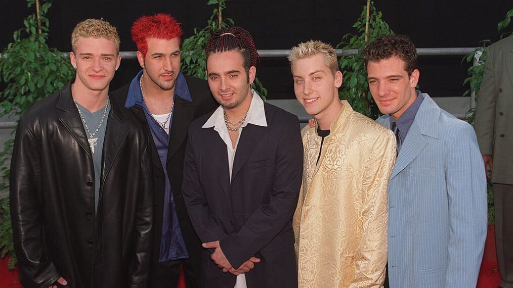 5/25/99. Los Angeles, CA. Boy Band ''N-Sync'' arrive at the 5th Annual Blockbuster Awards held at the Shrine Auditorium, Los Angeles