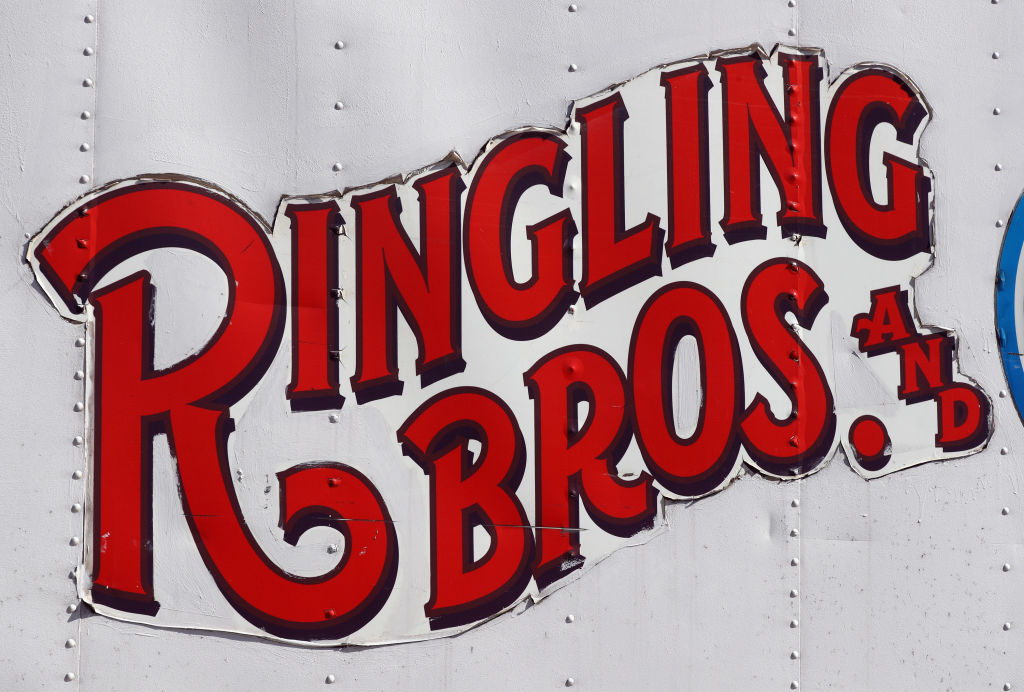 UNIONDALE, NY - MAY 21: Signage adorns trailers outside the arena on the final day of the Ringling Bros Barnum and Bailey Circus on May 21, 2017 in Uniondale, New York. Known as "The Greatest Show on Earth", the circus performed its final act after a 146 year run